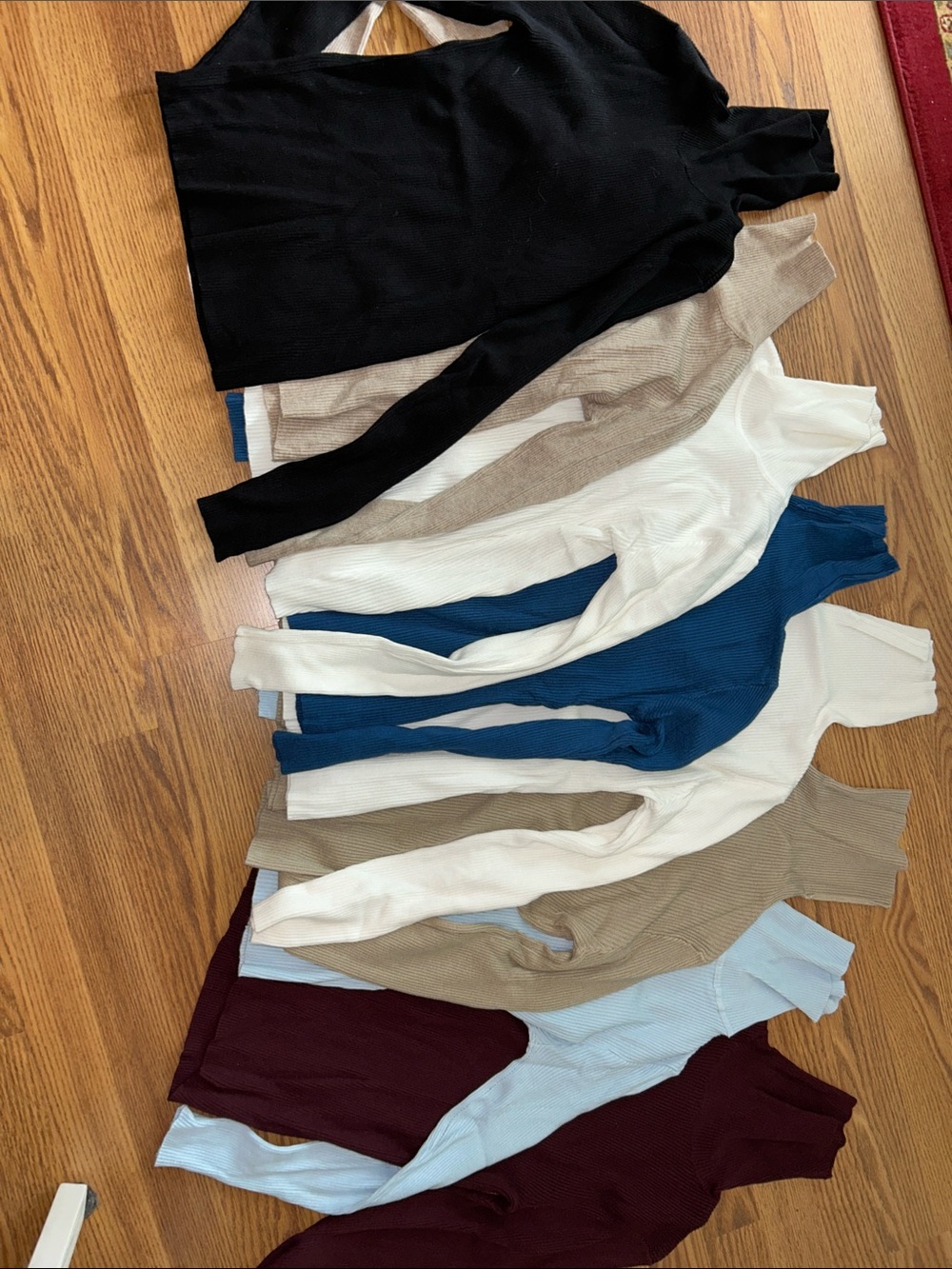 Nine West Ribbed Turtleneck Tops NWOT